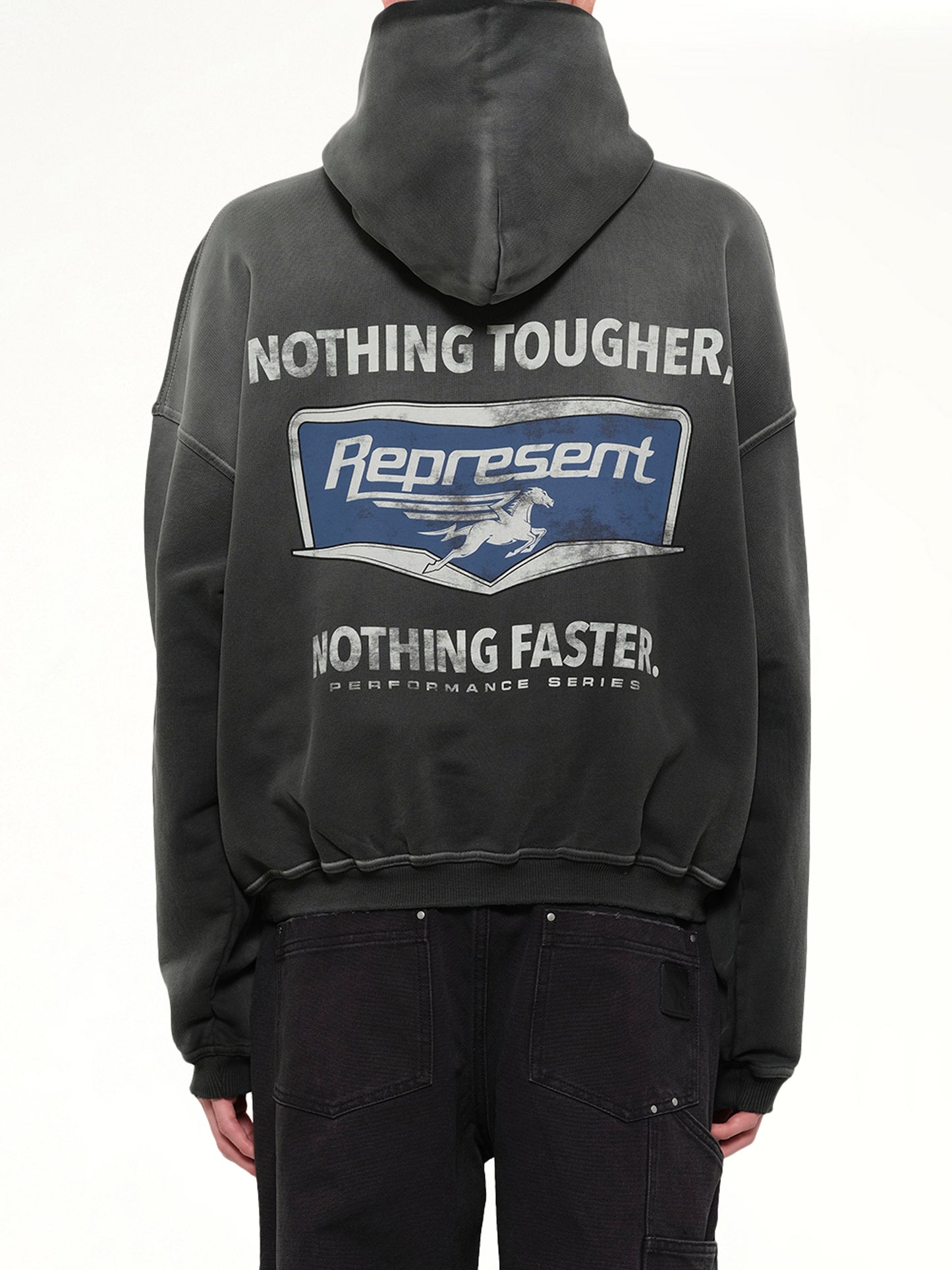 Nothing Faster Hoodie in Stained Black