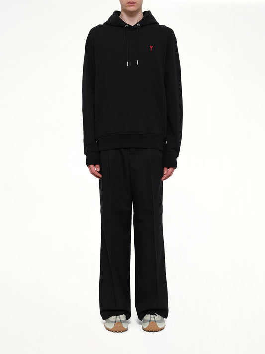 Red Ami De Coeur Hoodie in Black