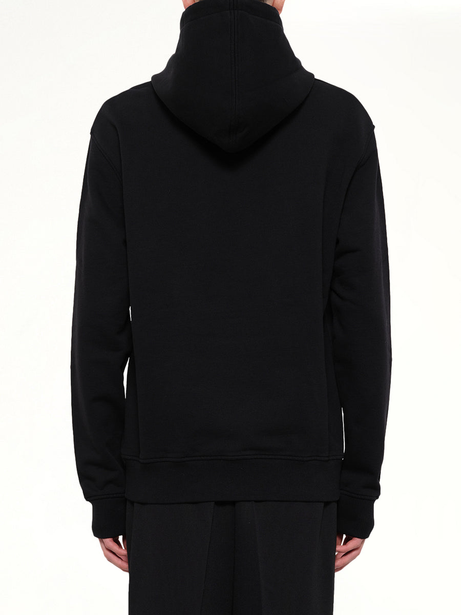 Ami De Coeur Hoodie in Black/Red