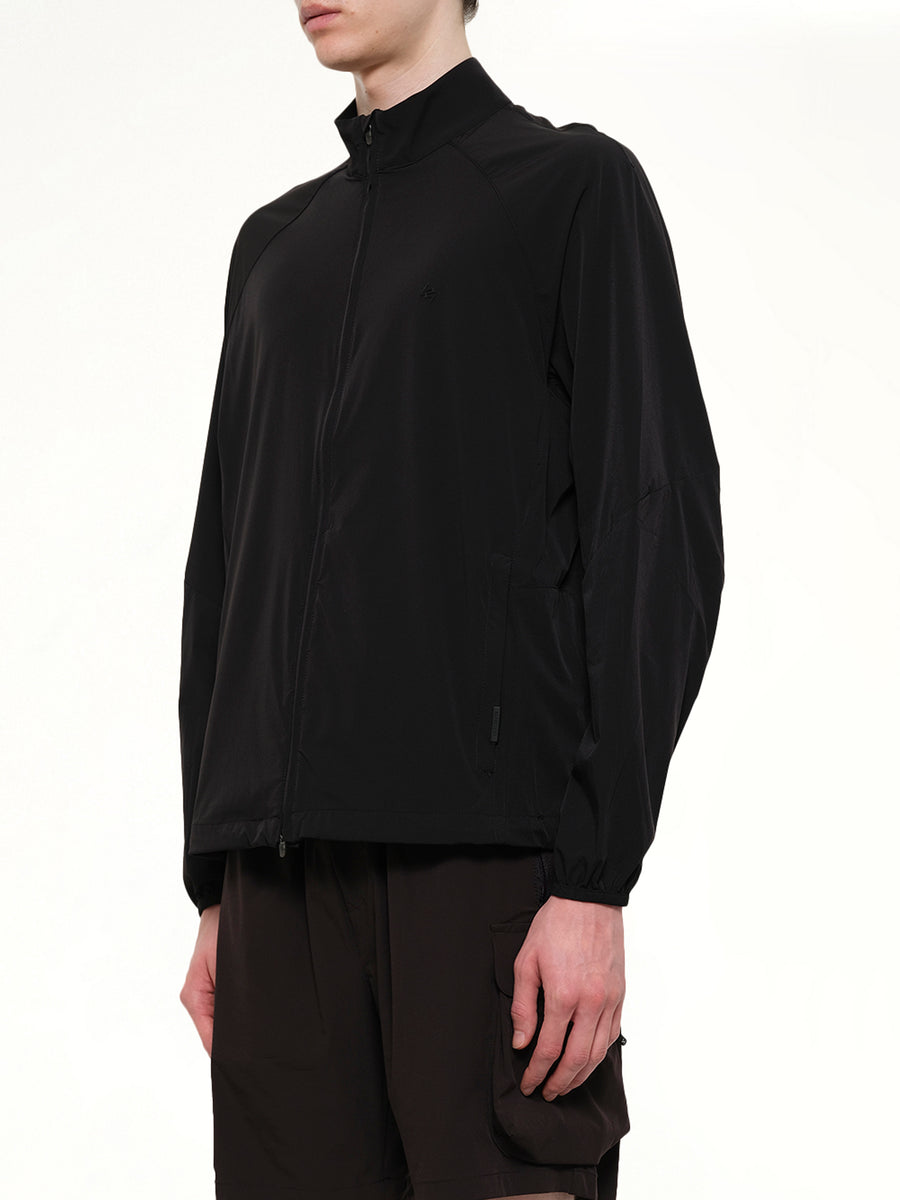 247 DNA Track Jacket in Jet Black