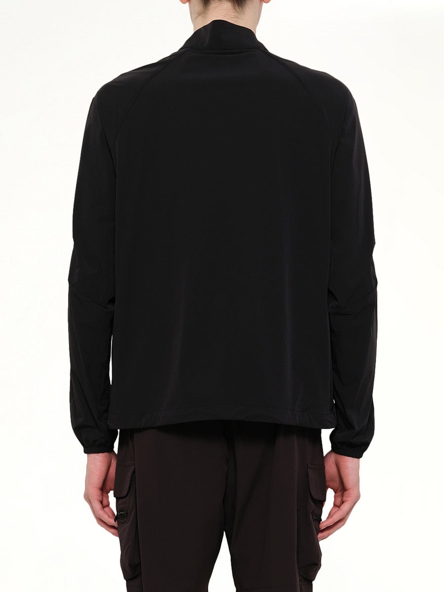 247 DNA Track Jacket in Jet Black