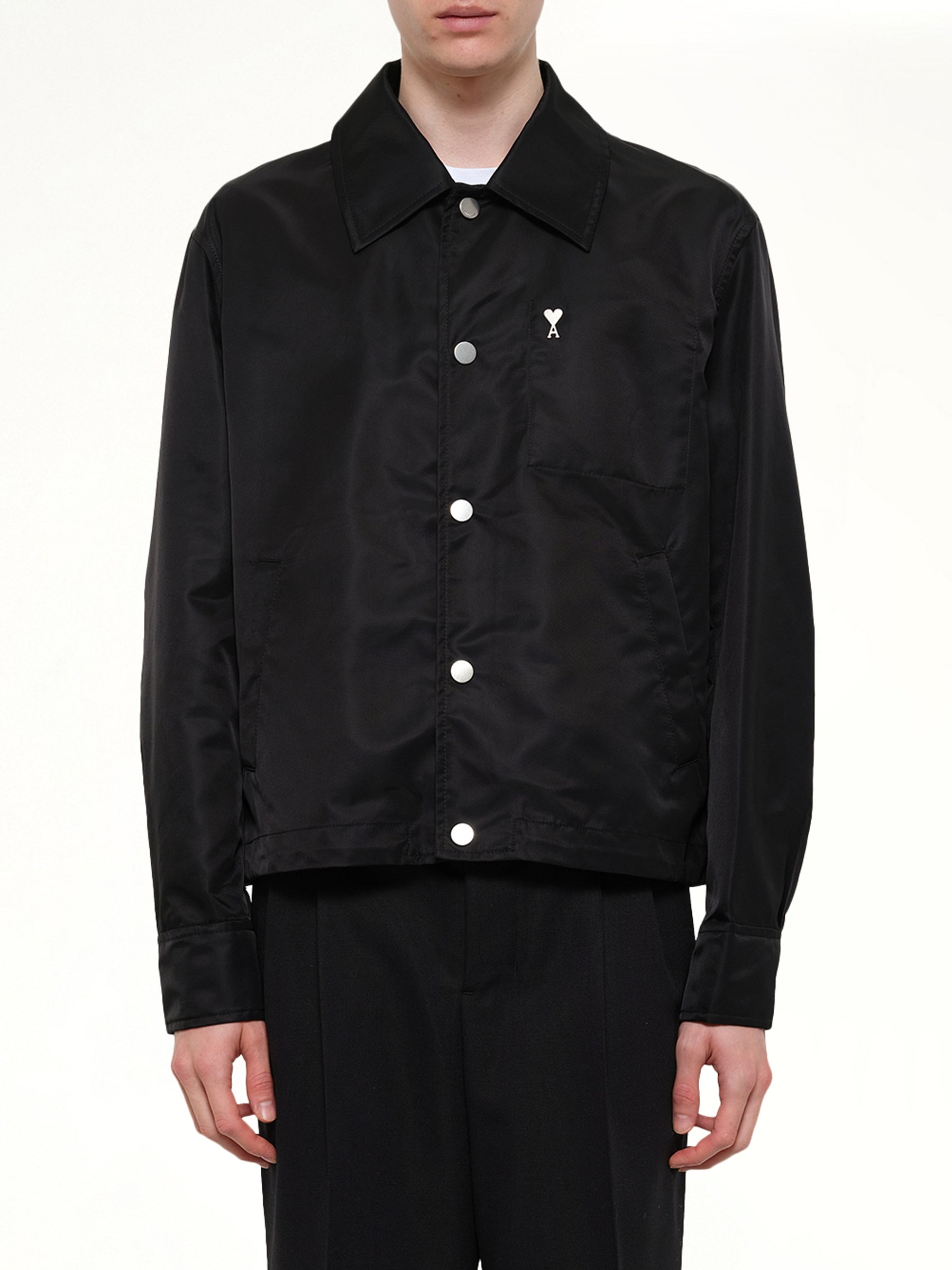 Ami De Coeur Coach Jacket in Black