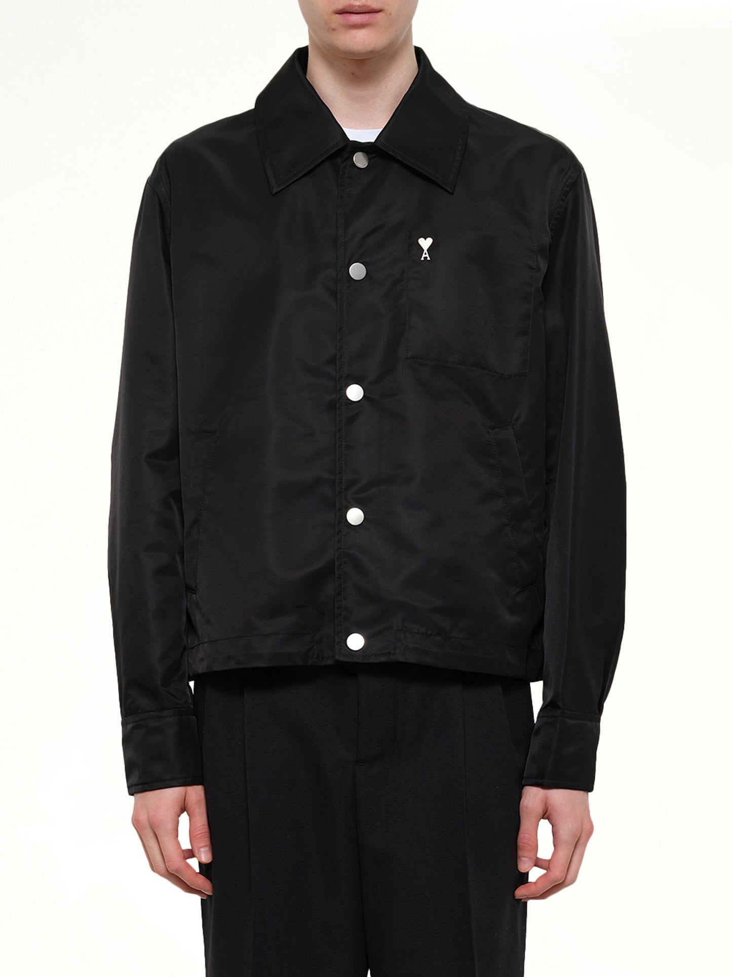 Ami De Coeur Coach Jacket in Black