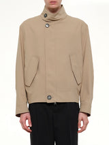 Harrington Jacket in Beige Taupe
