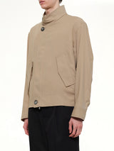 Harrington Jacket in Beige Taupe