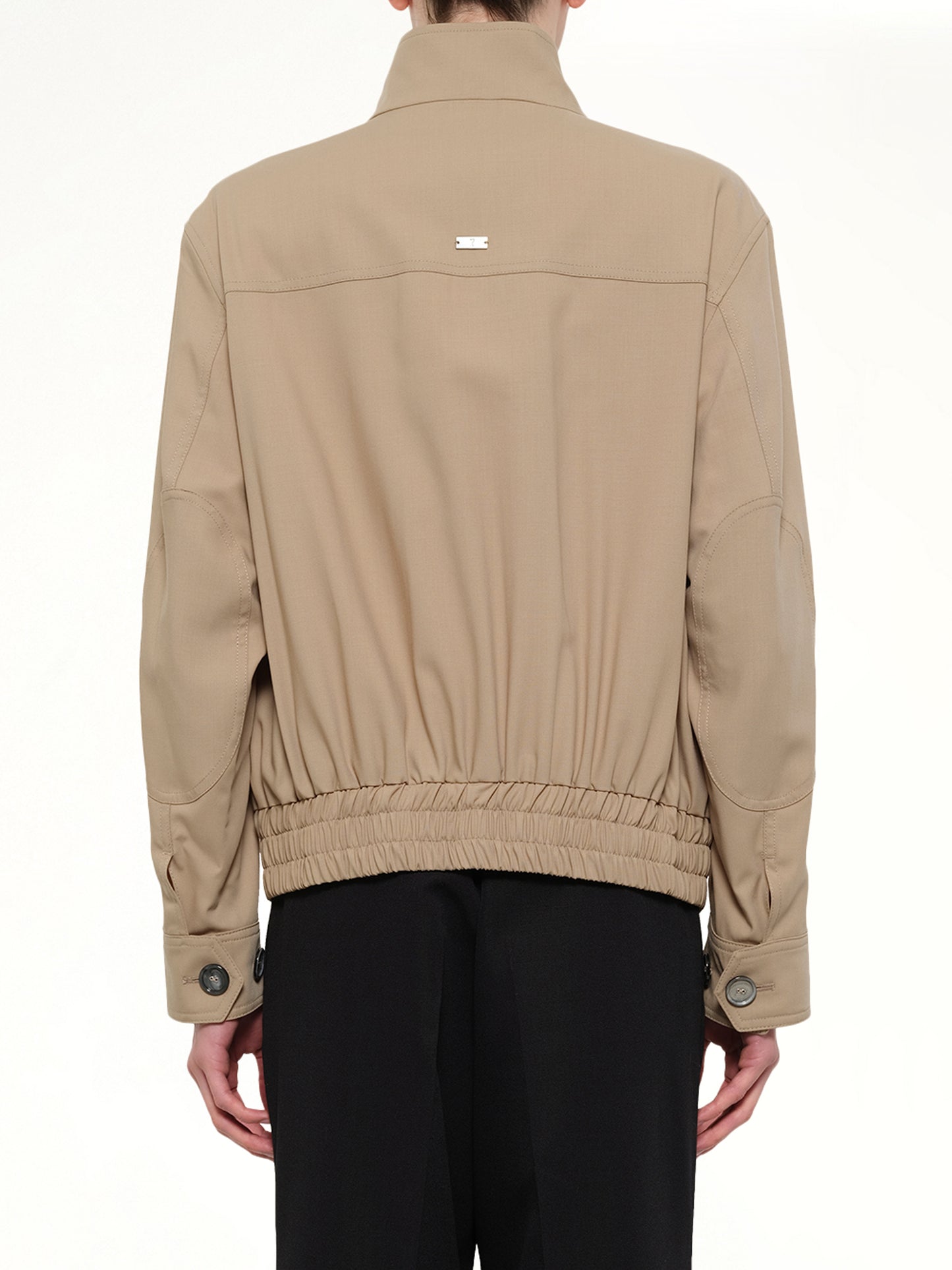 Harrington Jacket in Beige Taupe