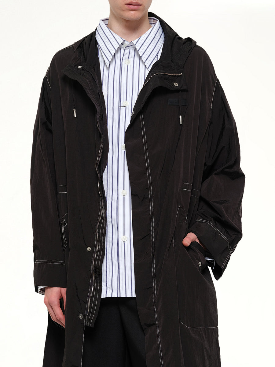 Long Parka in Black