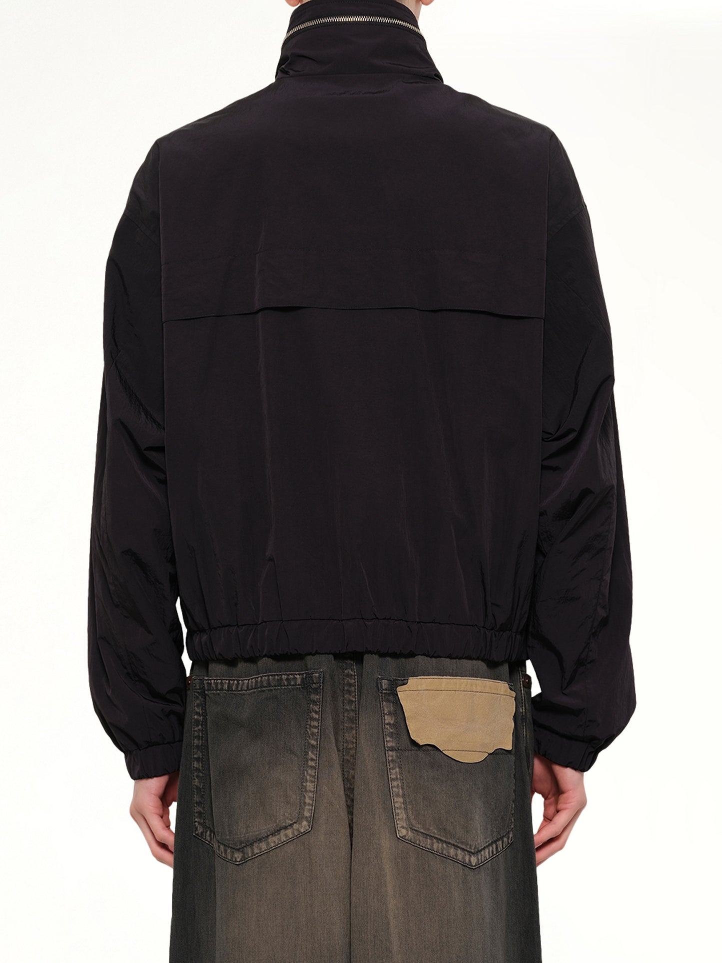 Windbreaker with Embossed ADC in Black