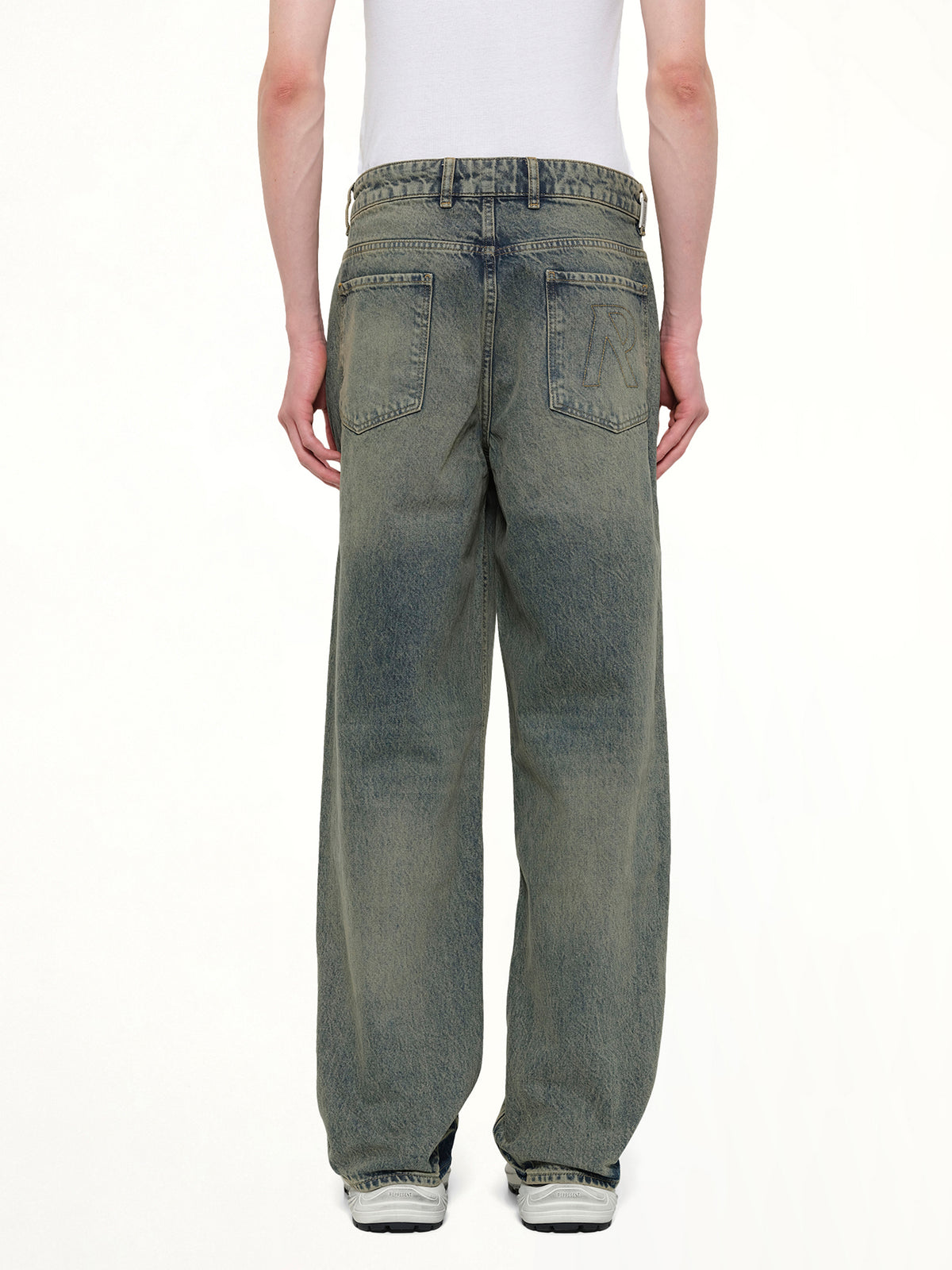 R3 Baggy Denim Pants in Blue