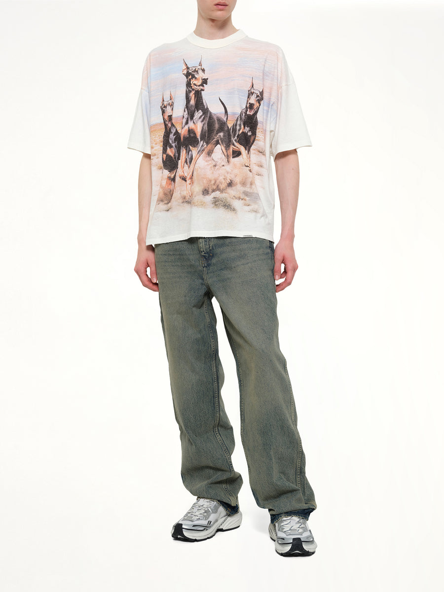 R3 Baggy Denim Pants in Blue