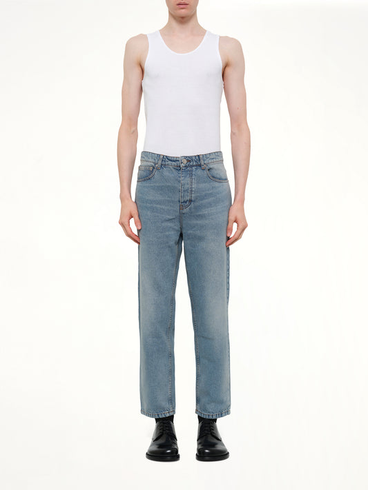 Tapered Fit Jeans in Blue