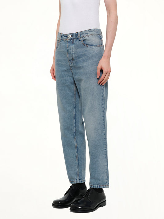 Tapered Fit Jeans in Blue