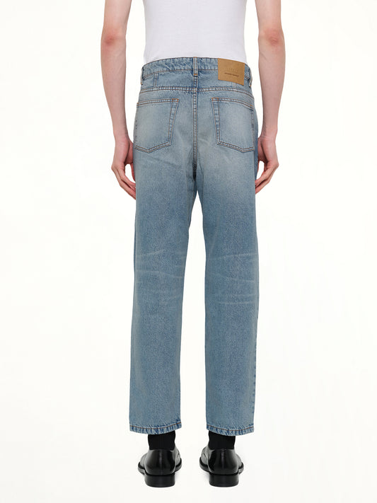 Tapered Fit Jeans in Blue