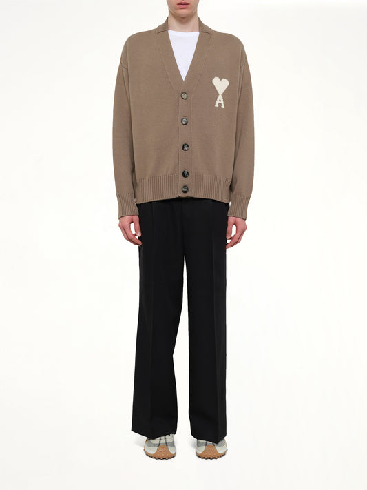 Contrasted ADC Cardigan in Beige