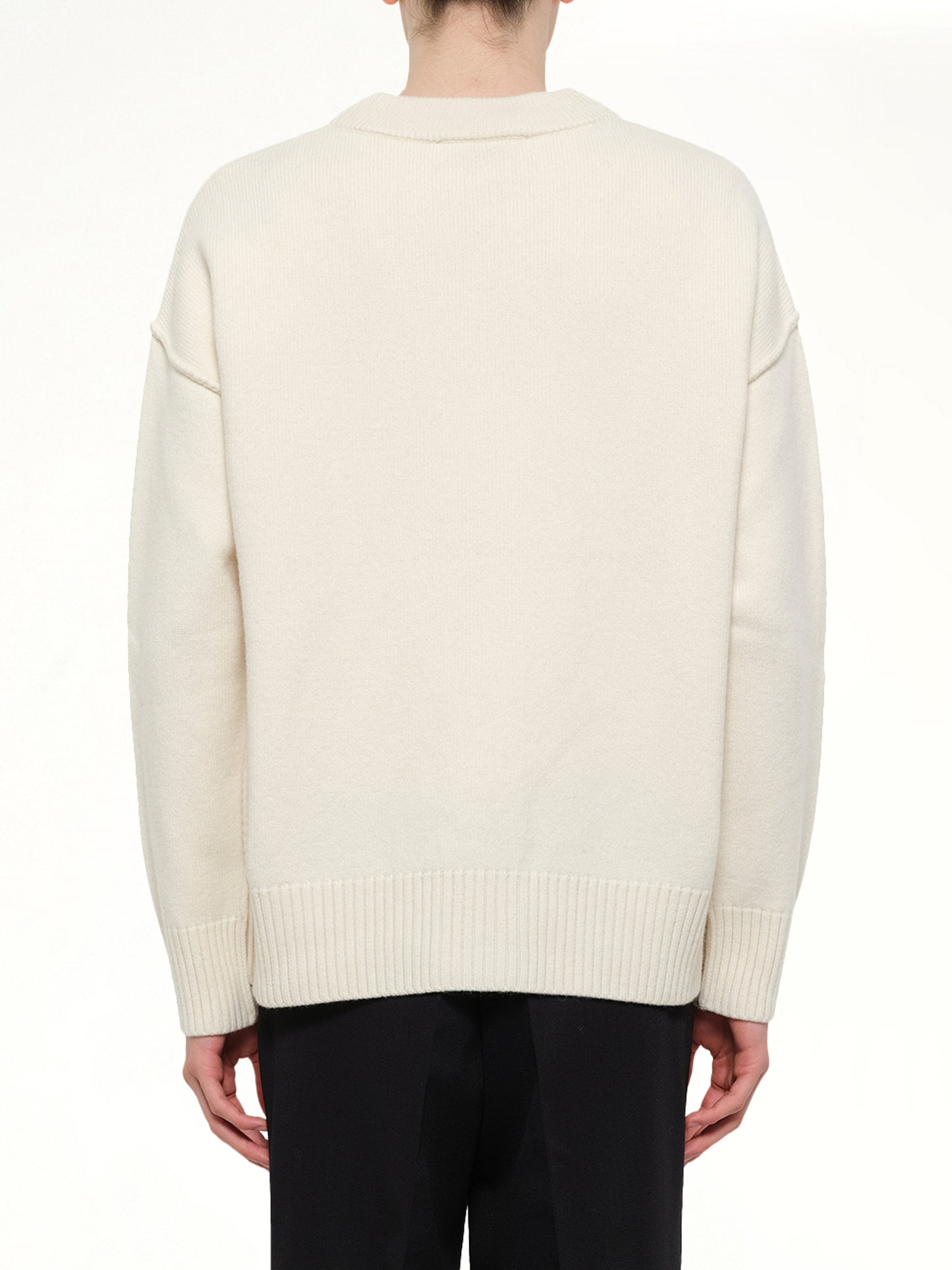 Red Ami De Coeur Cardigan in White