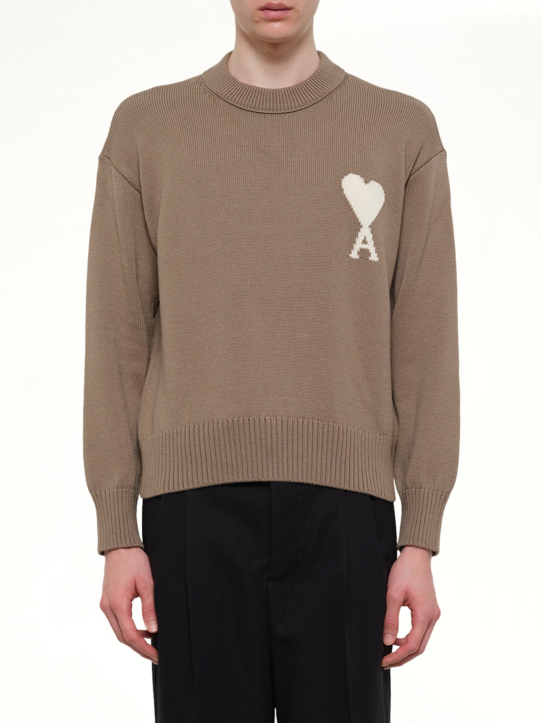 Contrasted ADC Sweater in Beige Taupe