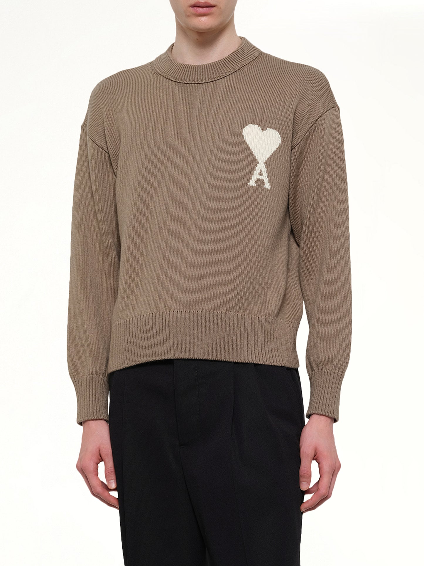 Contrasted ADC Sweater in Beige Taupe