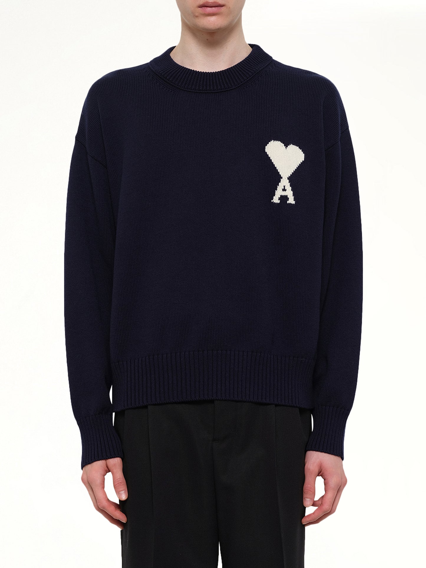 Contrasted ADC Sweater in Navy
