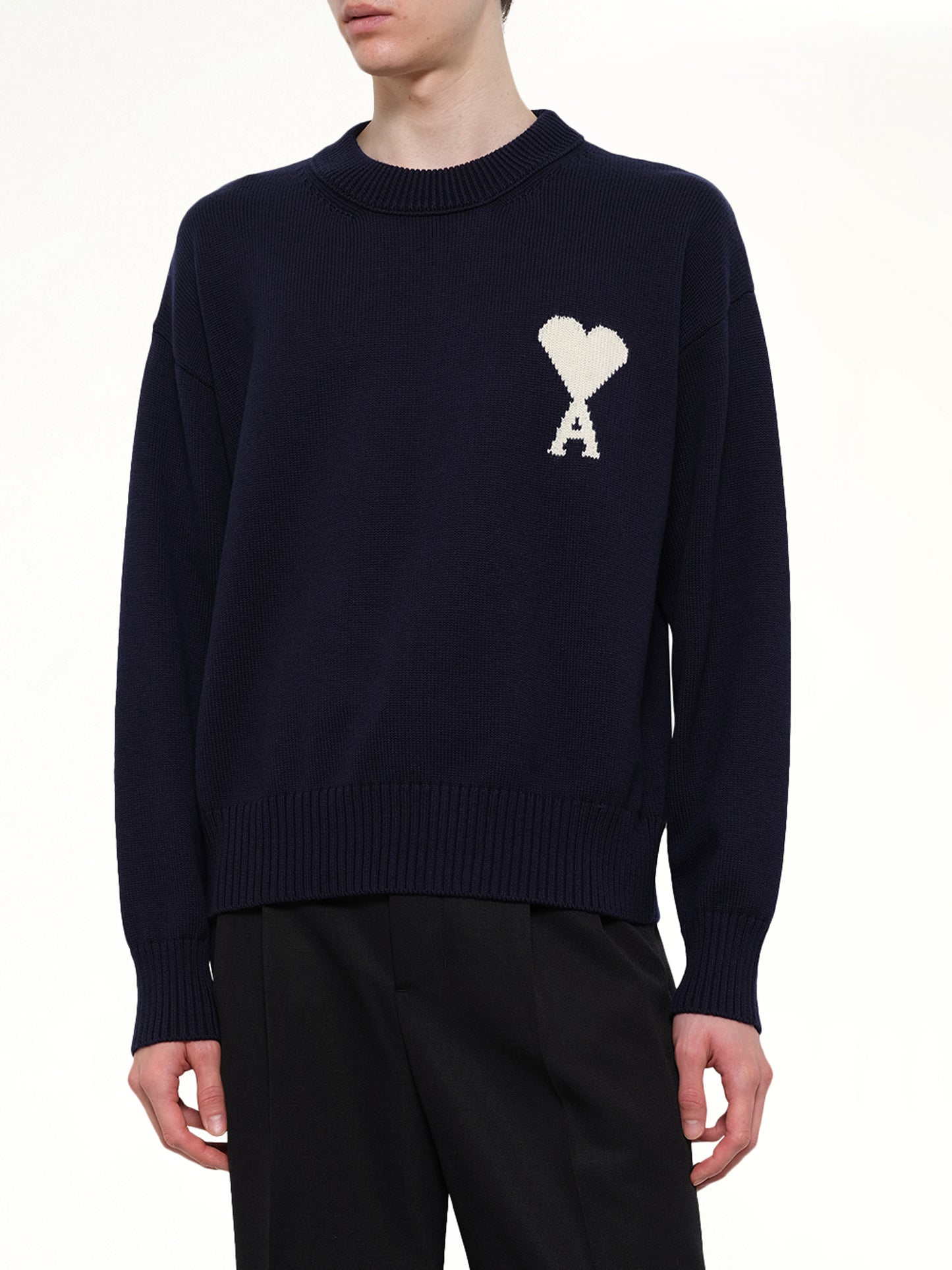Contrasted ADC Sweater in Navy
