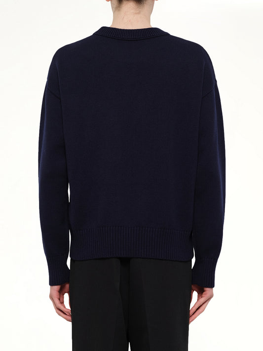 Contrasted ADC Sweater in Navy