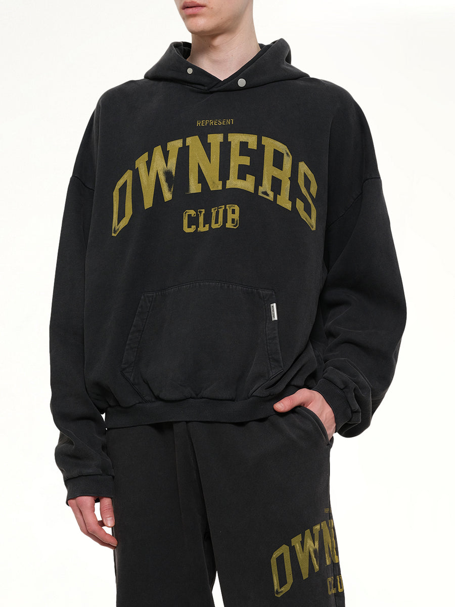 Represent Owners Club Sweatpant in Faded Black