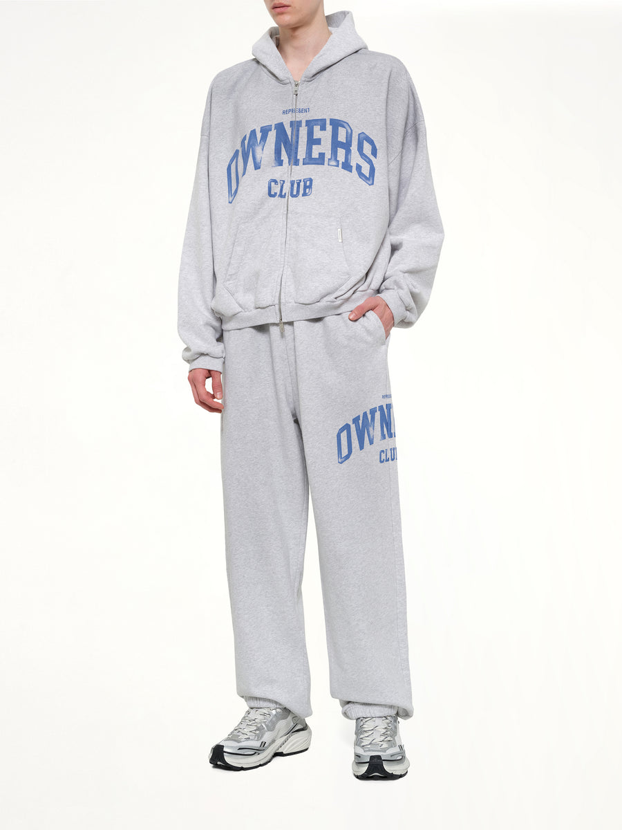 Represent Owners Club Sweatpant in Sprayed Ice Grey Marl