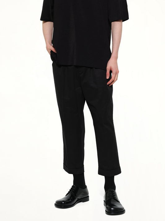 Carrot Oversized Trouser in Black