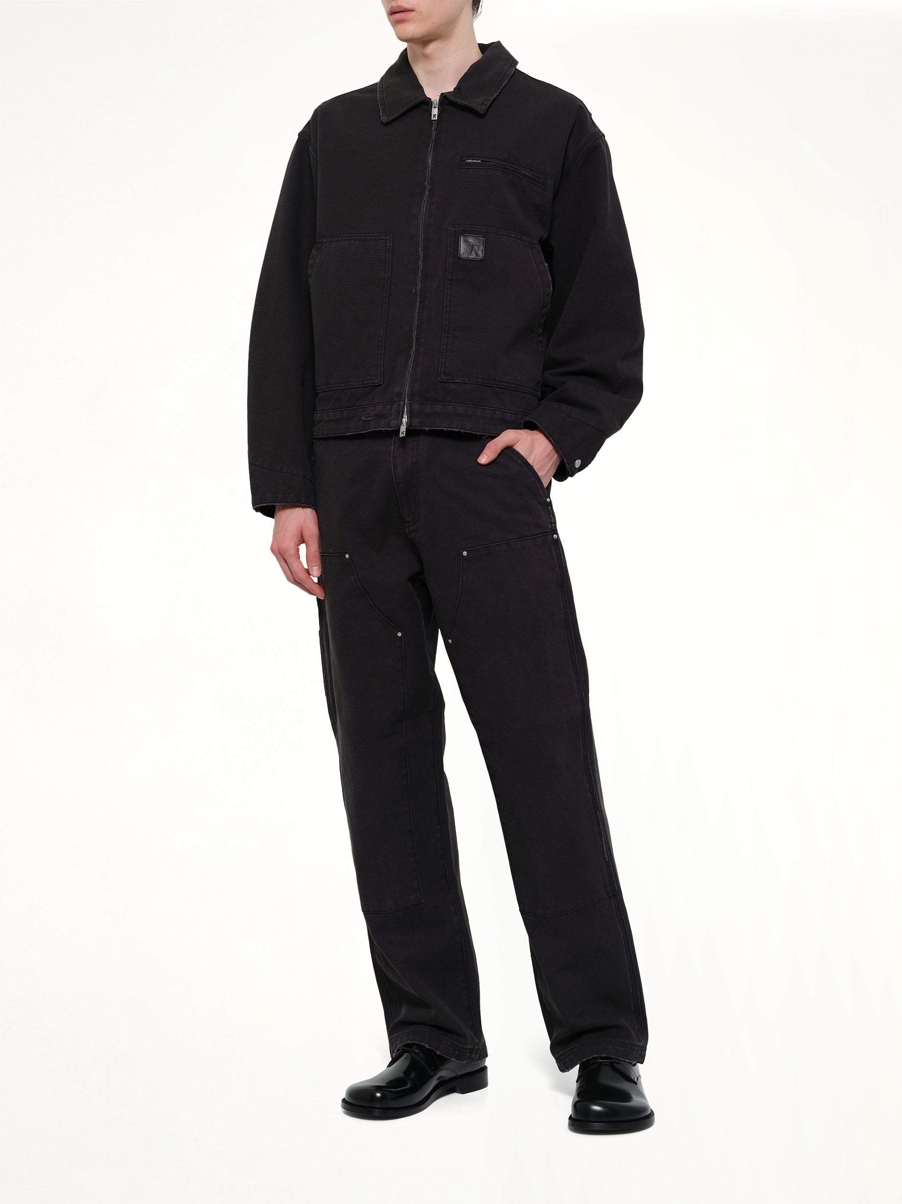 REPRESENT Worker Pant in Washed Black Full Reference from MARAIS