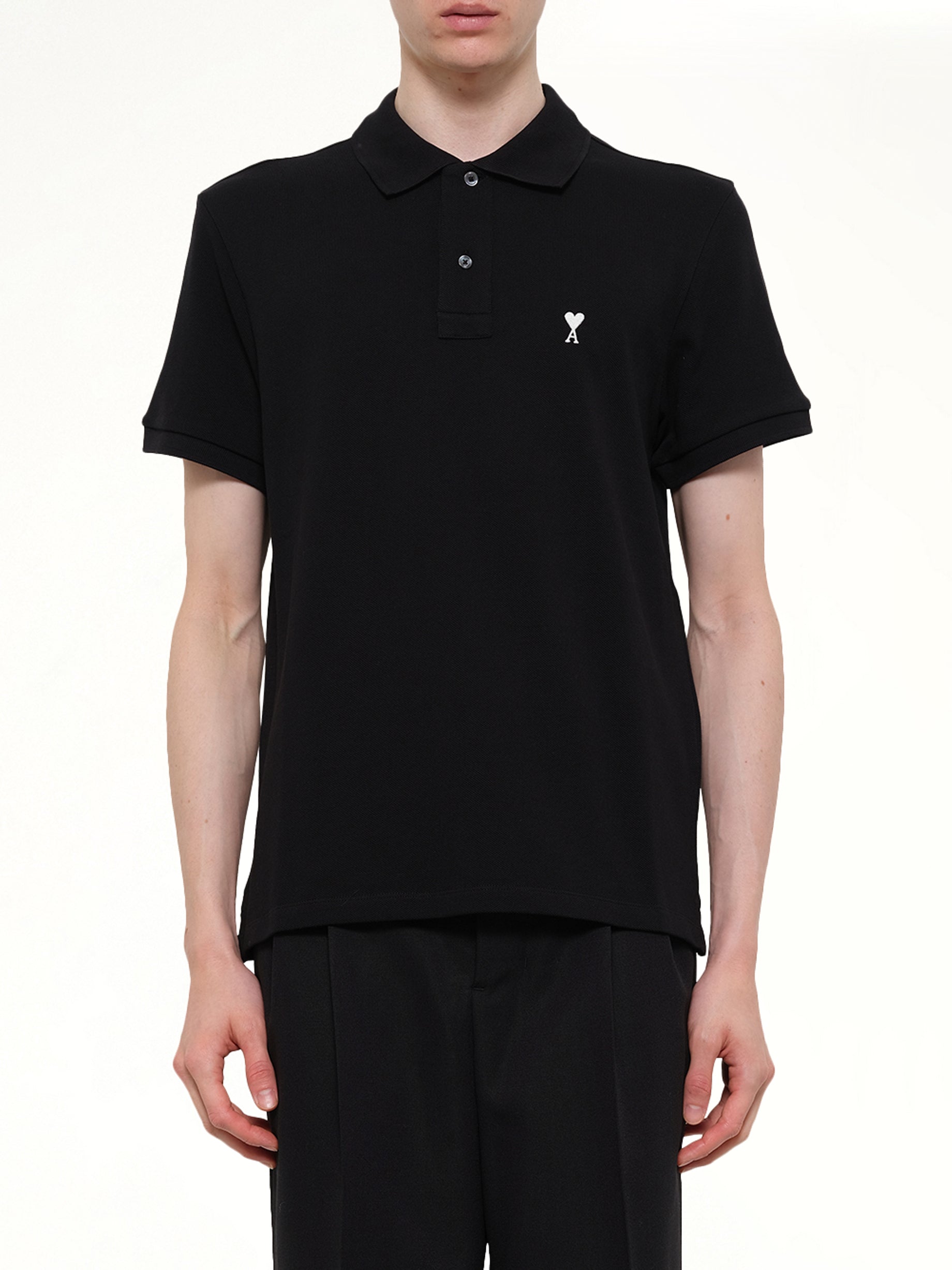 Contrasted ADC Polo in Black