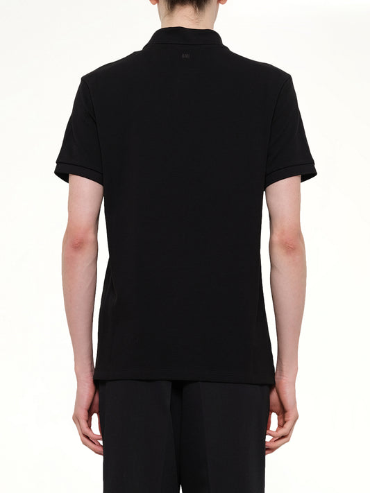 Red Ami De Coeur Polo in Black
