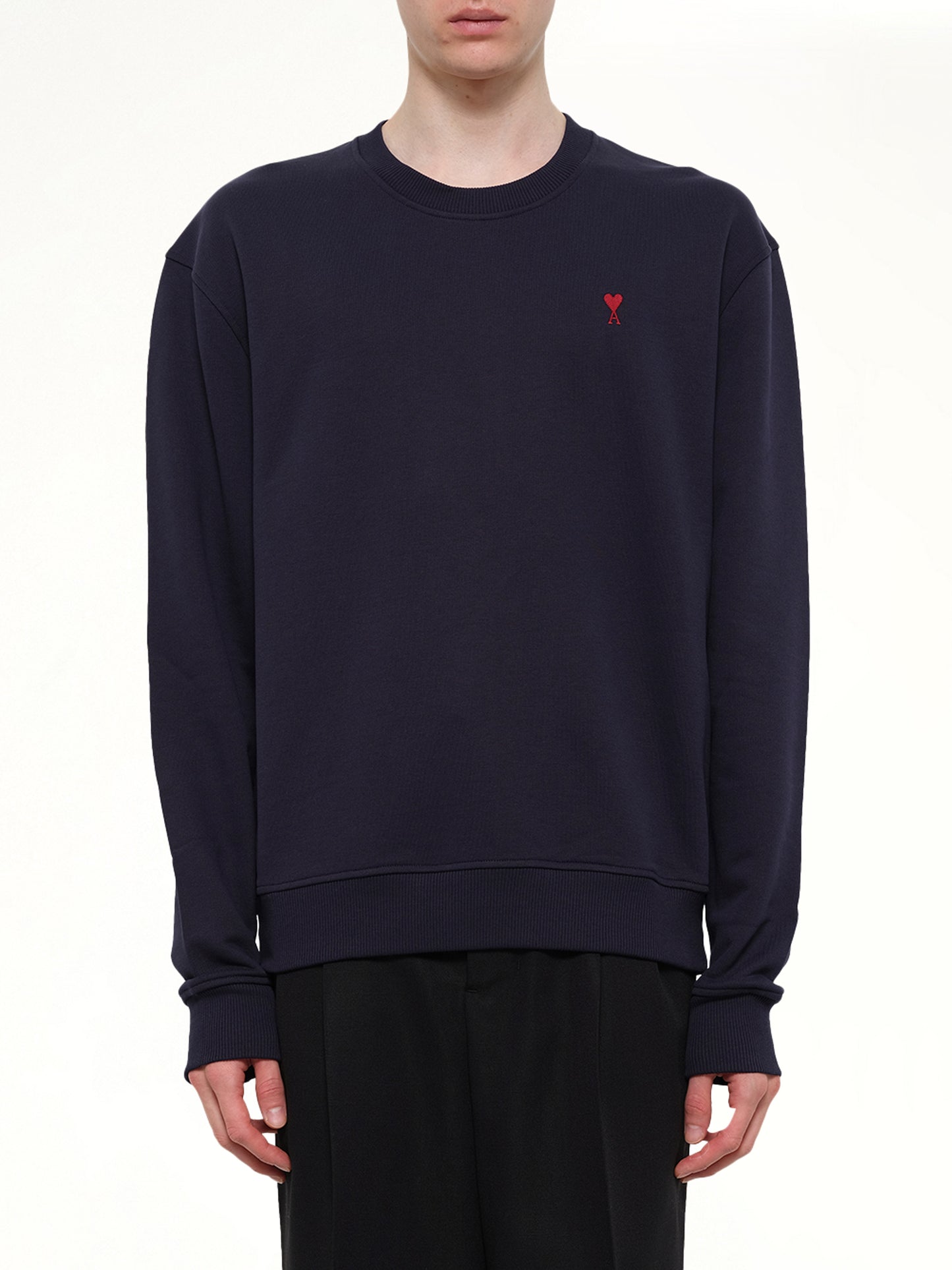 Red Ami De Coeur Sweatshirt in Navy