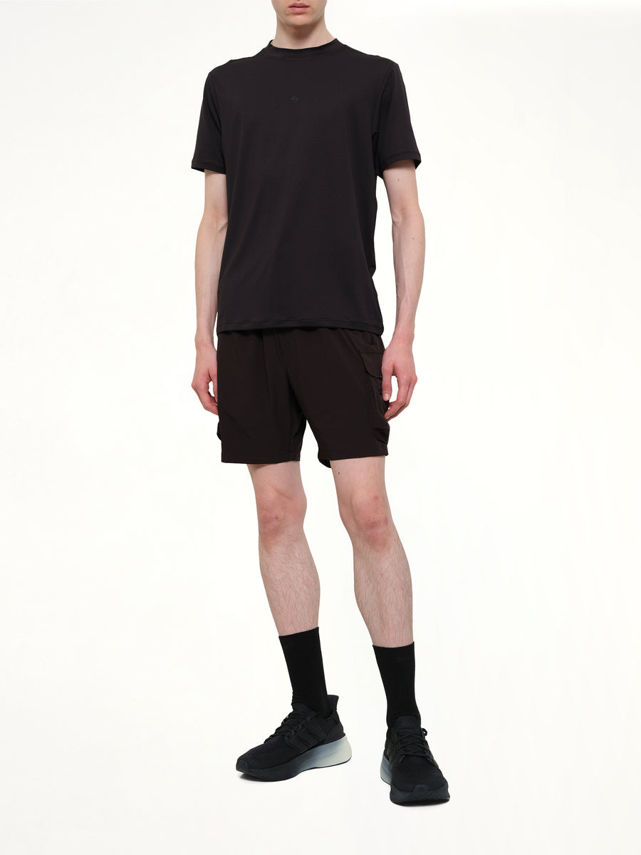247 DNA Mesh T-Shirt in Jet Black