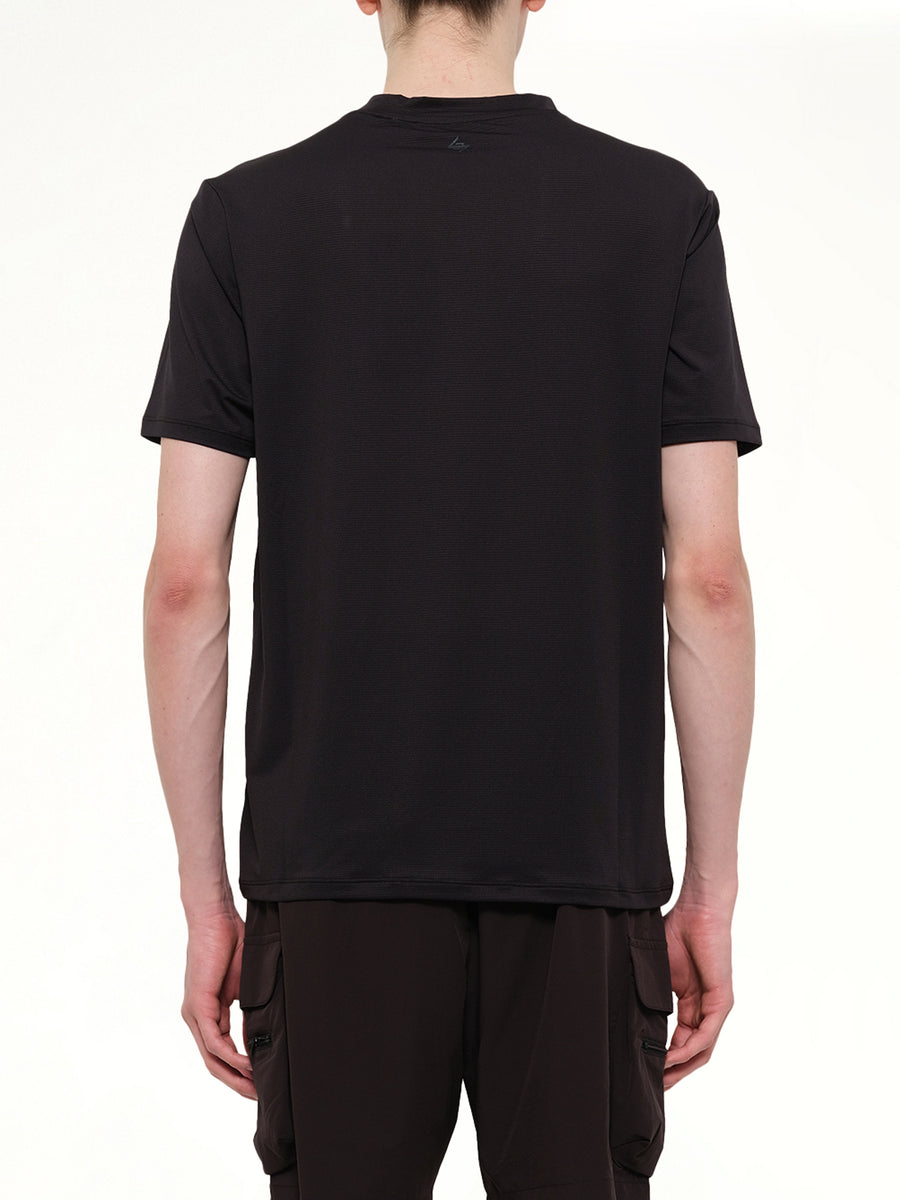 247 DNA Mesh T-Shirt in Jet Black