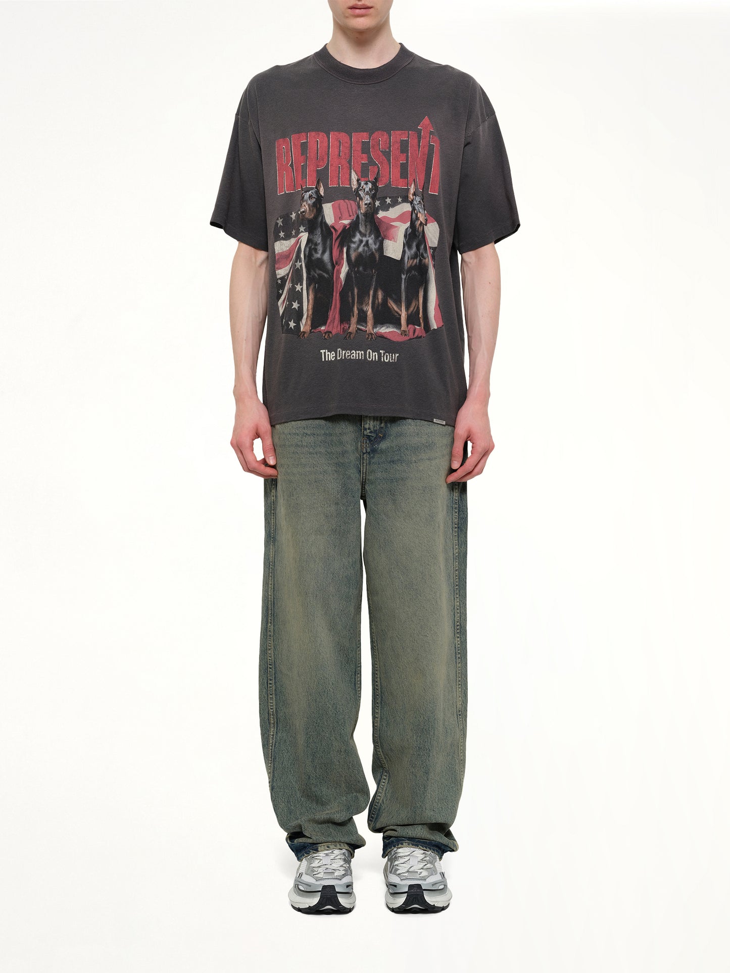 Dream On Tour T-Shirt in Sun Fade Grey