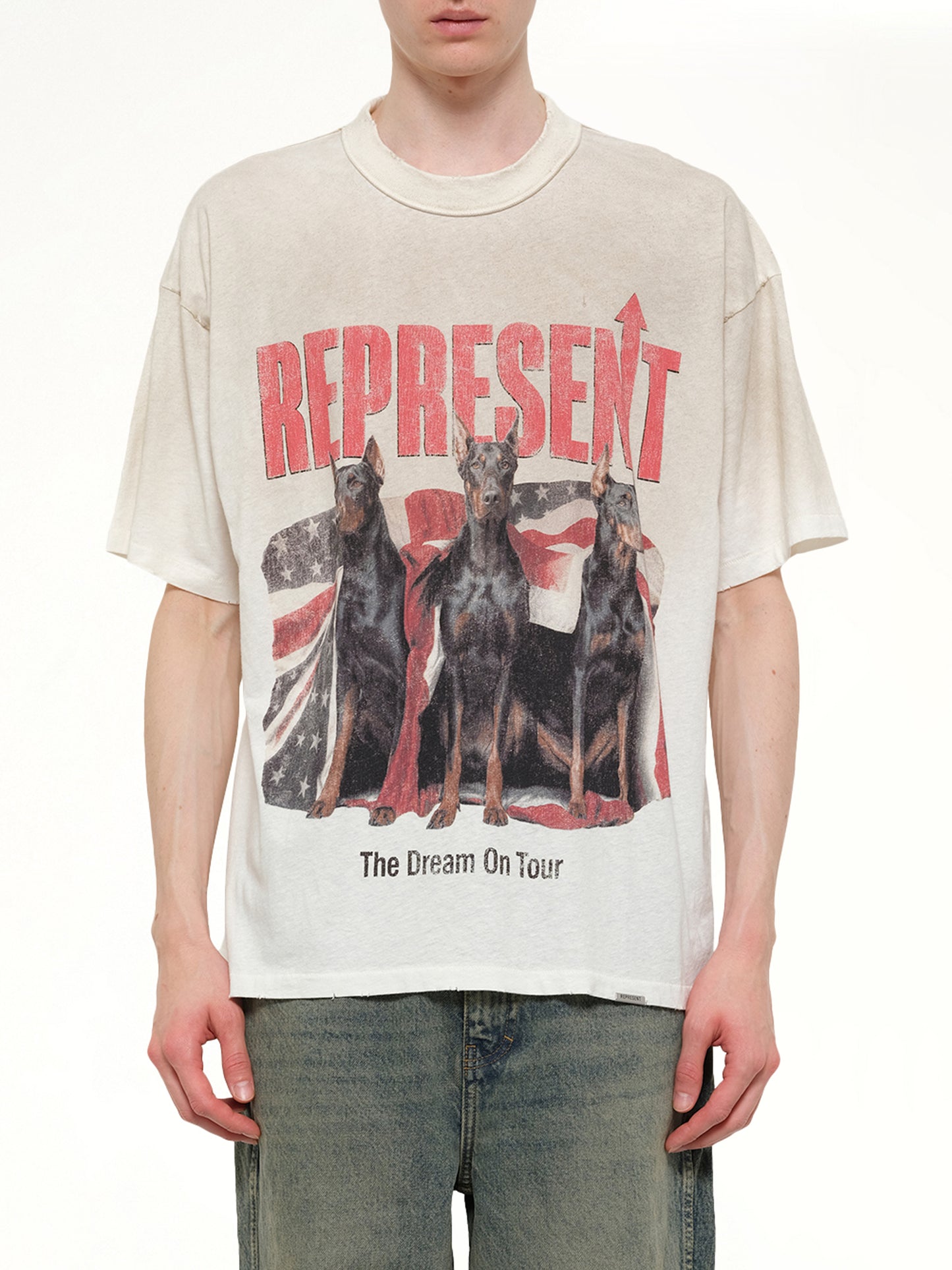 Dream On Tour T-Shirt in Washed Ecru