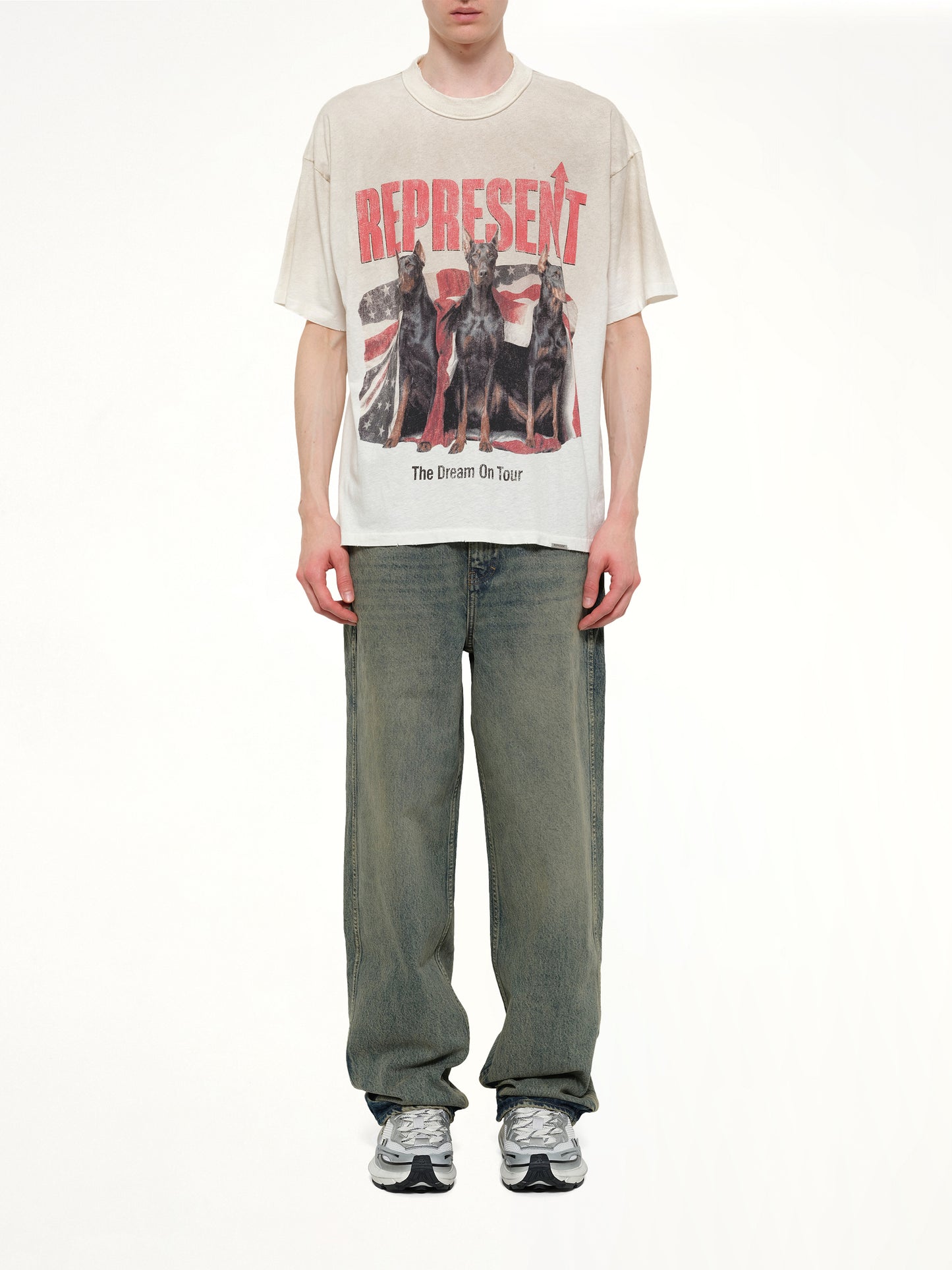 Dream On Tour T-Shirt in Washed Ecru