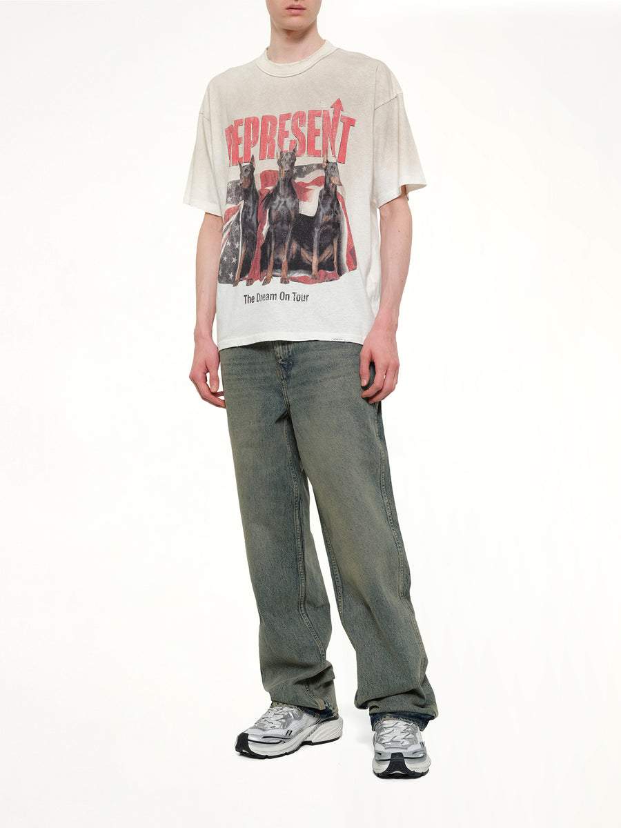 Dream On Tour T-Shirt in Washed Ecru