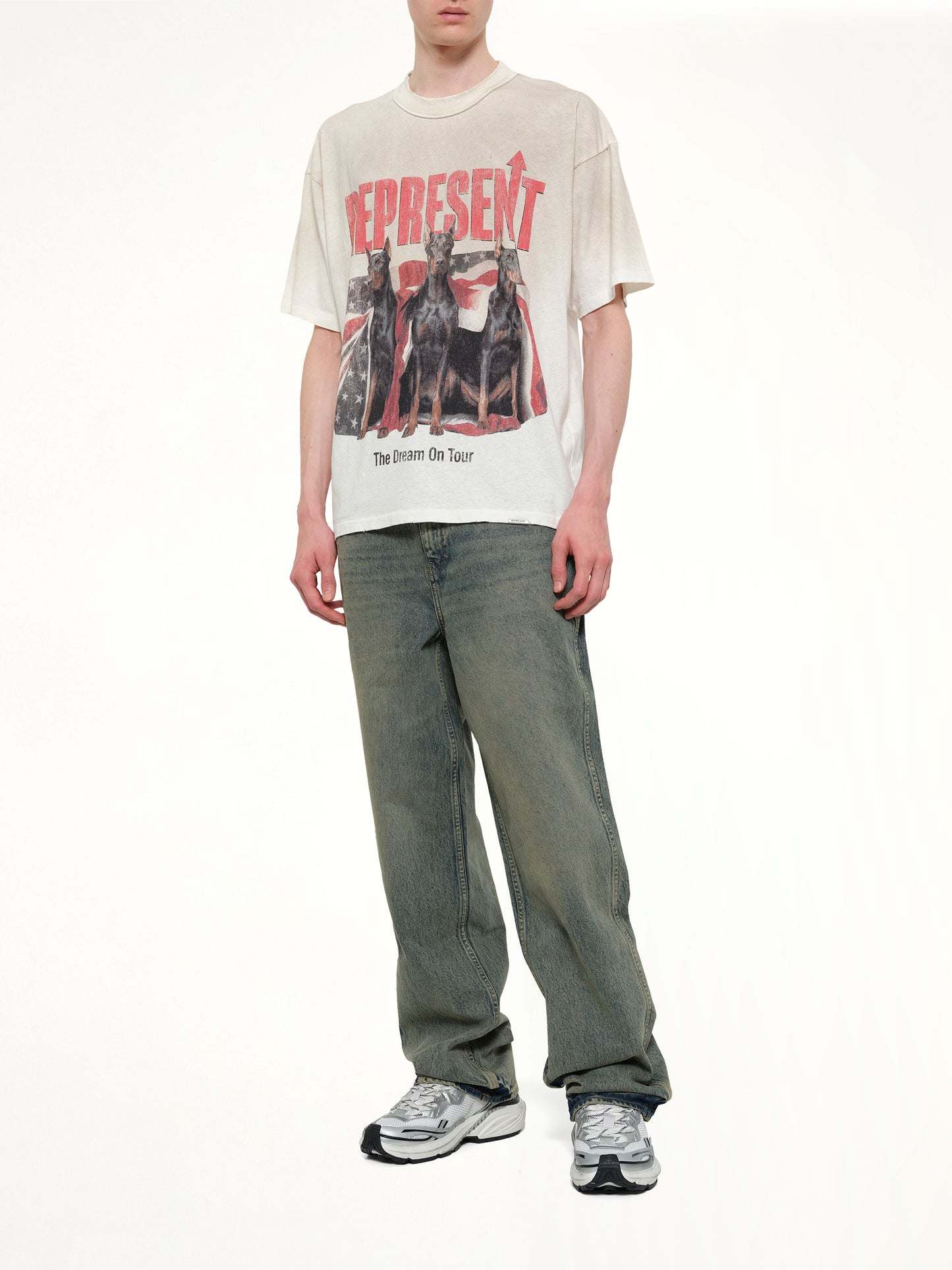 Dream On Tour T-Shirt in Washed Ecru