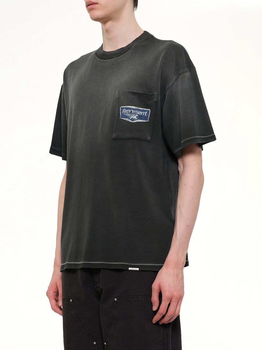 Nothing Faster T-Shirt in Stained Black