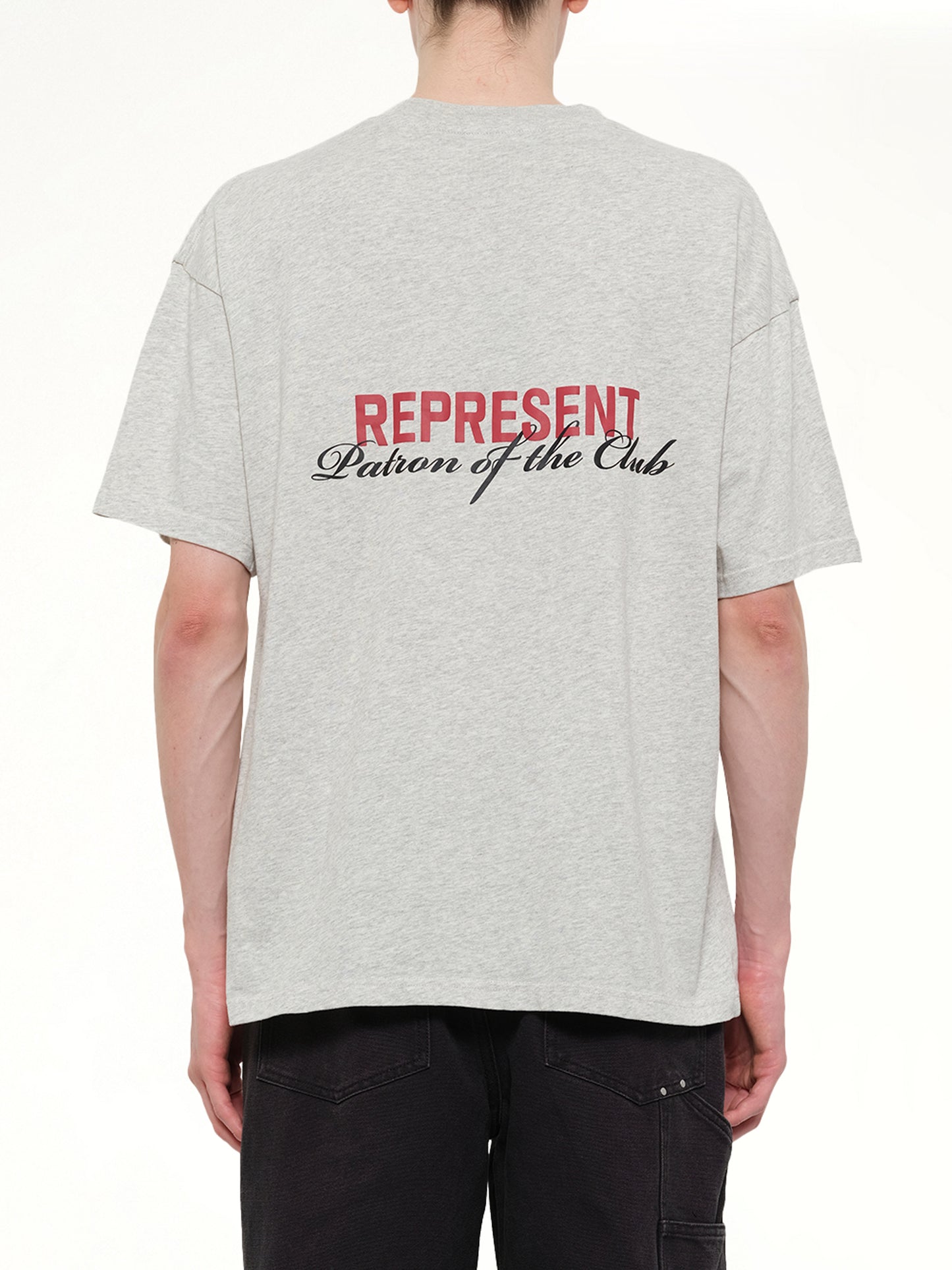 Patron of The Club T-Shirt in Cream Marl