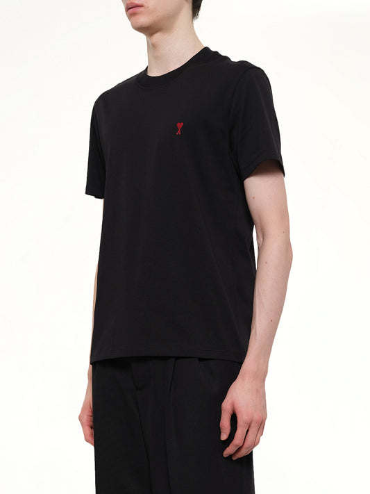 Red Ami De Coeur T-Shirt in Black