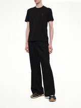 Red Ami De Coeur T-Shirt in Black