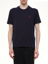 Red Ami De Coeur T-Shirt in Navy