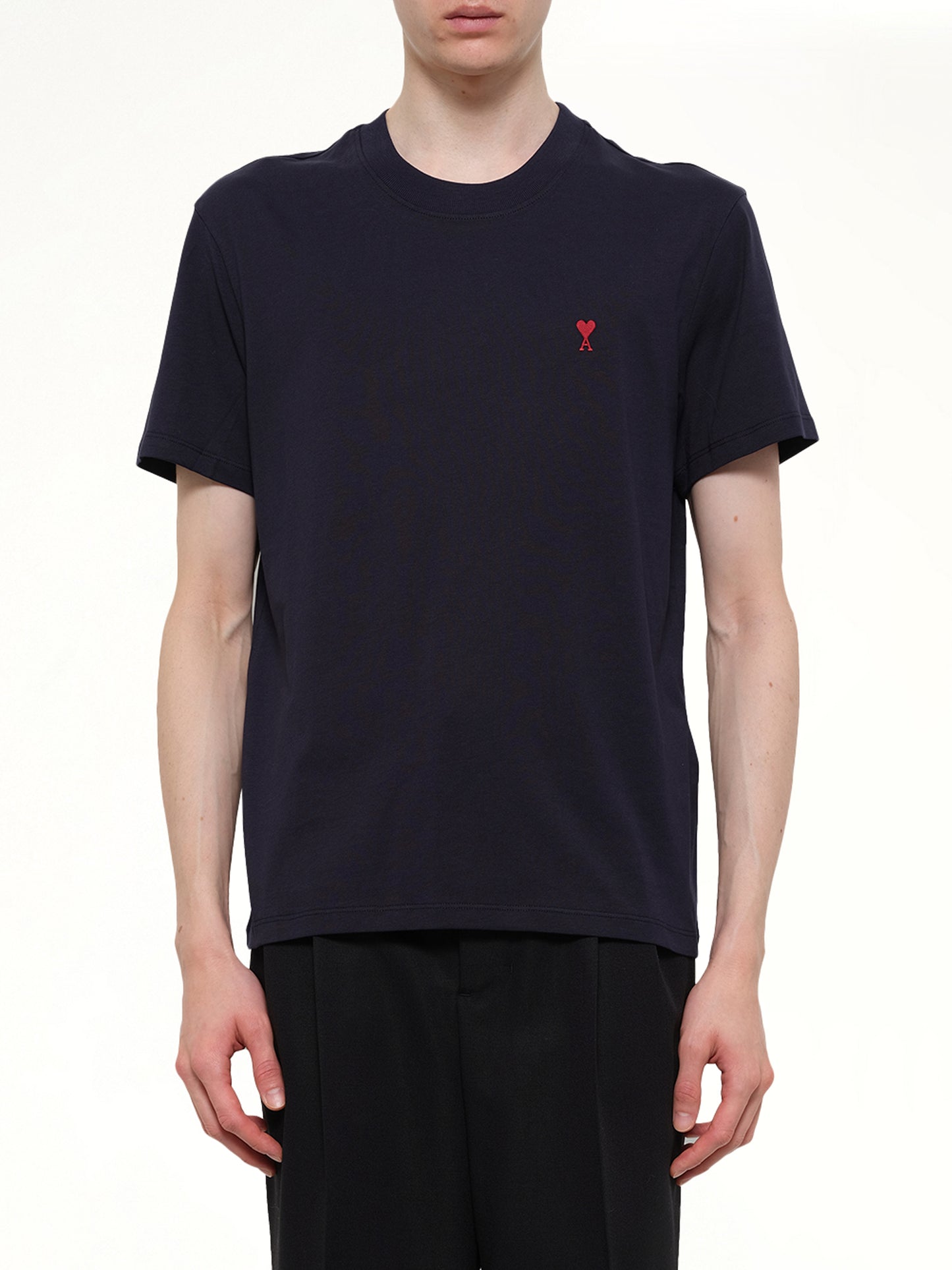 Red Ami De Coeur T-Shirt in Navy