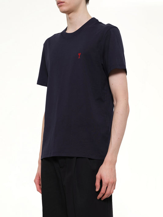 Red Ami De Coeur T-Shirt in Navy
