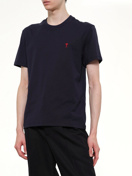 Red Ami De Coeur T-Shirt in Navy