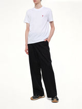 Red Ami De Coeur T-Shirt in White