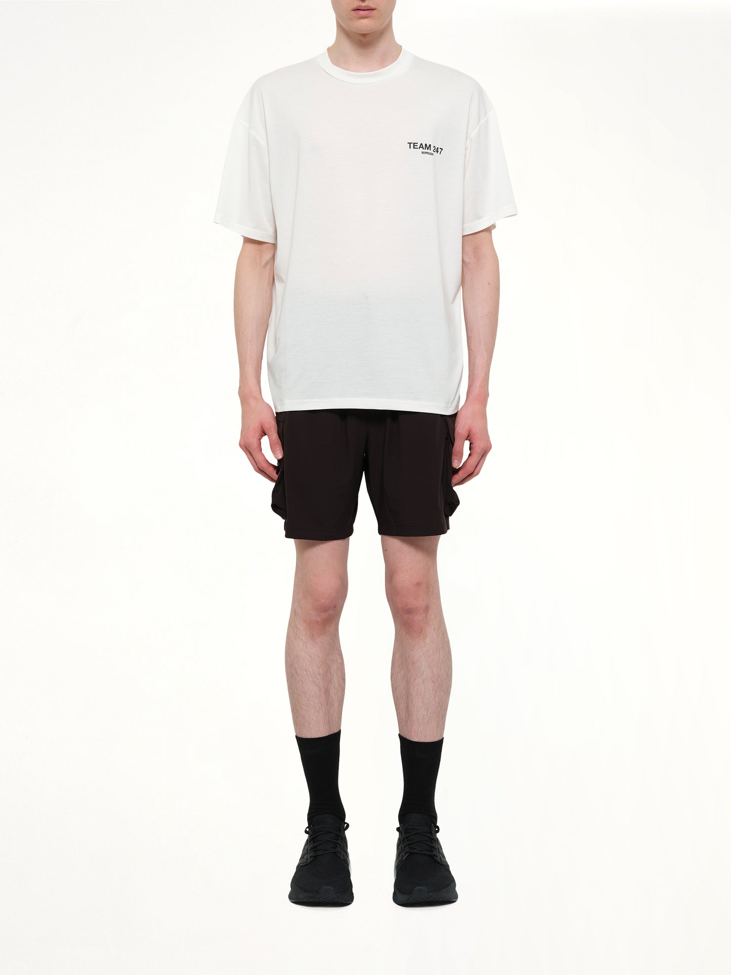 Team 247 Oversized T-Shirt in Flat White