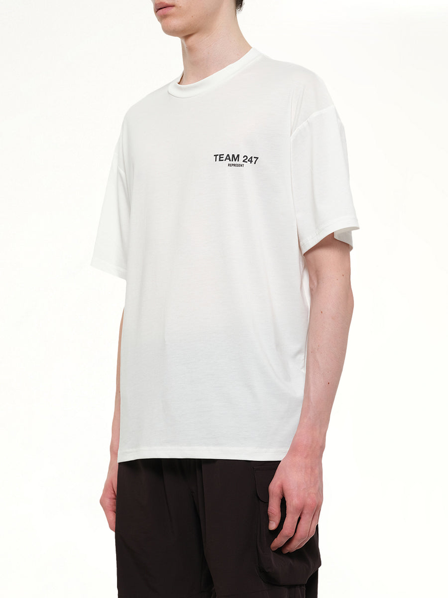 Team 247 Oversized T-Shirt in Flat White