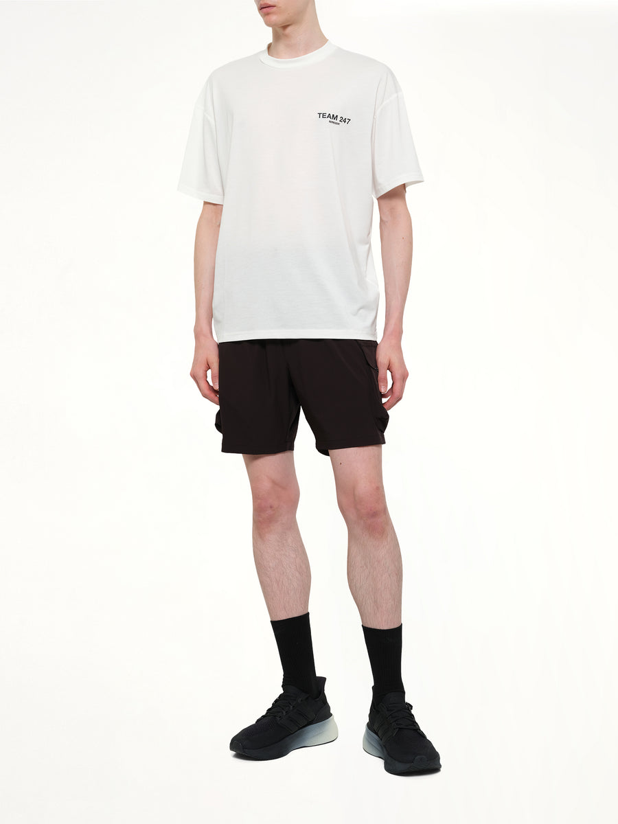 Team 247 Oversized T-Shirt in Flat White
